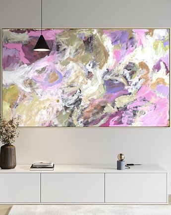 Obraz abstrakcyjny 108x185 cm, Dorota Ferens