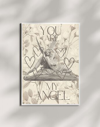 Plakat You are my angel, zlepki sklejki