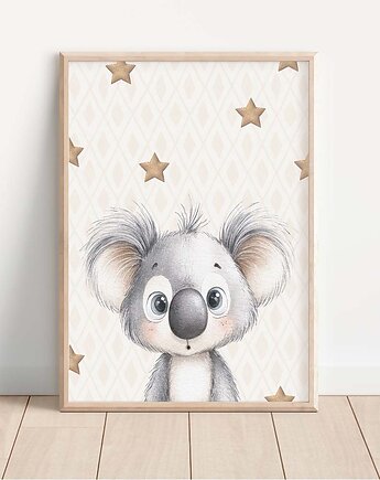 Plakat Koala - Plakaty Na Ścianę Dla Dzieci, Dekoracjan