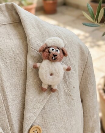 Broszka z filcowanej wełny , Aveloria
