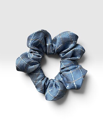 Jedwabna gumka scrunchie z upcyclingu, Lush from trash