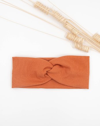 Opaska z dzianiny prążkowanej, wu handmade