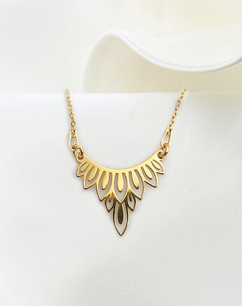 Elegancki ażurowy naszyjnik art deco, Anemon Atelier