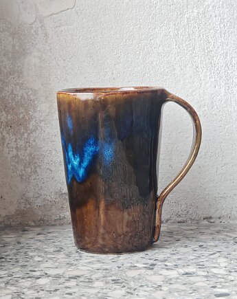 Wysoki kubek z niebieską poświatą, MOM S HANDMADE