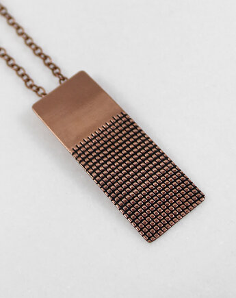 Kratka - miedziany wisior - ooak