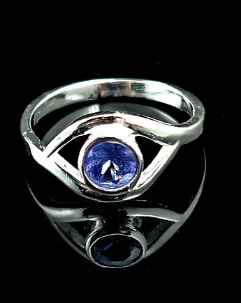 Pierścionek oczko z tanzanitem, Pracownia Neores