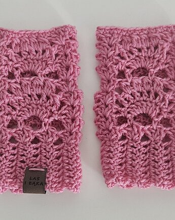 Mitenki retro z wełny, Las i Łąka