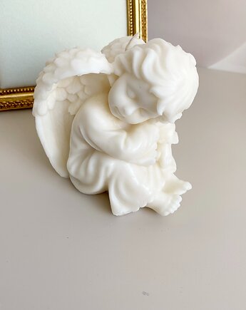Świeca ekologiczna sojowa dekoracyjna "Angel" 100x80mm, Coccola JEWELLERY