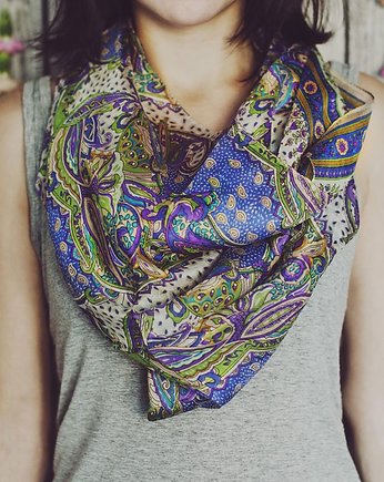 SZAL jedwabny orient, BOHO STREET WEAR