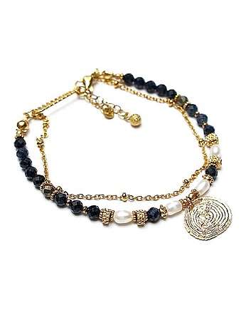 Szafiry  vol. 12 - bransoletka - Szlachetna kolekcja /03.11.25/, KiKa pracownia