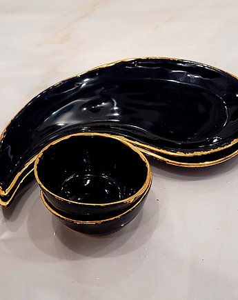 Zestaw do sushi z porcelany dla 2 os., Koneko