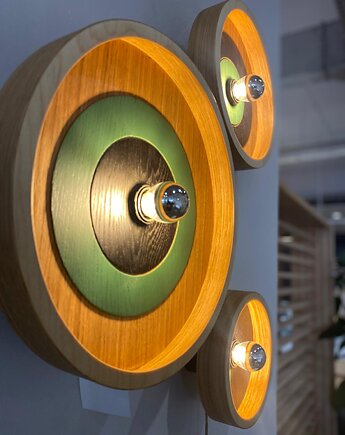 Zestaw kikietów LEEA OMENA. Naturalny fornir dębowy ręczne wykonanie., LEEA lamps