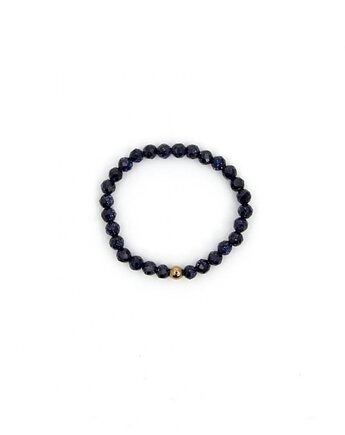 Pierścionek z tajemniczej Nocy Kairu złote hematyty, Kulka Bransoletki