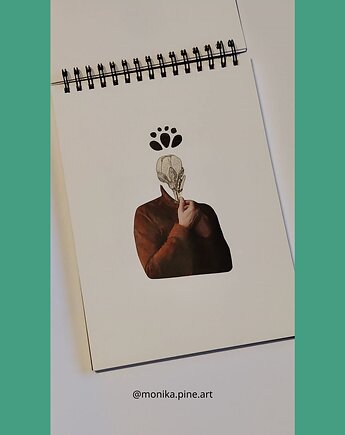 Warsztaty kolażu analogowego w Krakowie, monika pine art