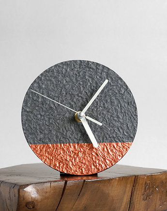 Minimalistyczny zegar z papieru z odzysku, STUDIO blureco