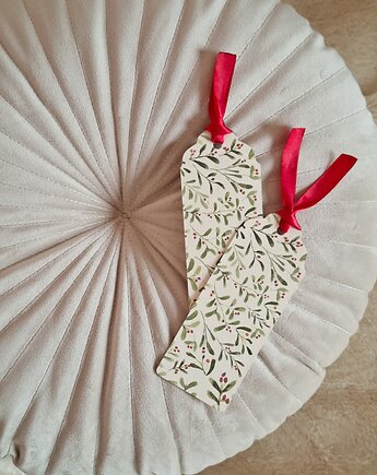 Zestaw świątecznych zakładek, rozrysowane