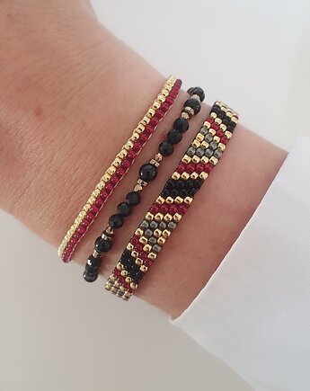 Komplet bransoletek z turmalinem, LEI handmade 