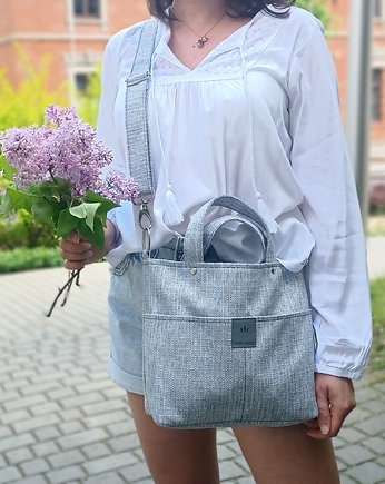 Baggi mini torebka z kieszeniami z plecionki, sabi tatka