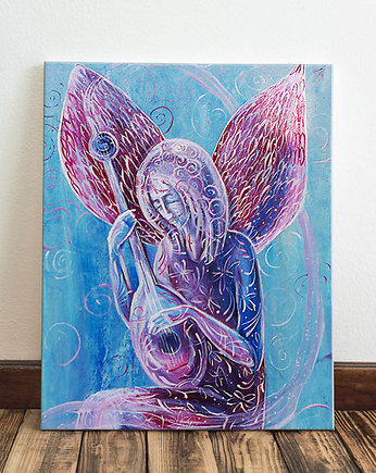 Anioł zapomnianych pieśni. Giclee, 4mara Marina Czajkowska