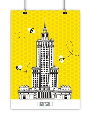 Plakat Pałac Miód, LOVE POLAND DESIGN