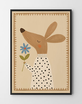 Kangurek - plakat dla dzieci pokój dziecka, HOG STUDIO