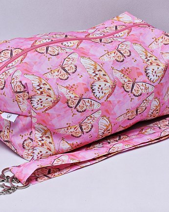 Torba na pieluszki, organizer na akcesoria dziecięce pieluchy motylki, Uszyciuch