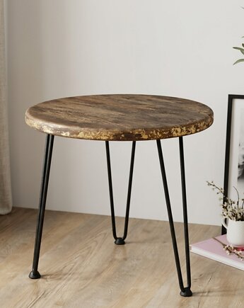 Stolik Kawowy "Gold Rust", Ohwood manufaktura