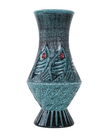 Wazon ceramiczny Fat Lava, niemiecki design, lata 60, produkcja: West Germany, Przetwory design