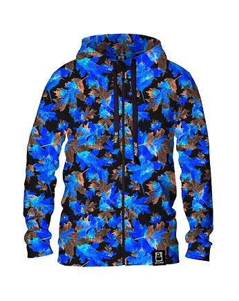 Damska Bluza Expres Zamek DR.CROW Blue Leaves, DrCrow