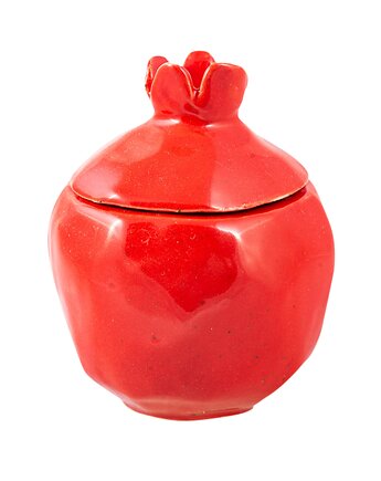 Ceramiczny granat z rzeźbionym wnętrzem, Ganna.pottery