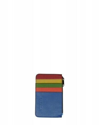 Etui skórzane na karty wizytówki przegródki kieszeń na zamek OLIVKA, Olivka Warsaw