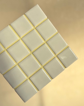 Biała podkładka mozaika, Pupo design