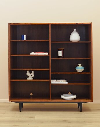 Regał palisandrowy, duński design, lata 70, produkcja: Hundevad, Przetwory design