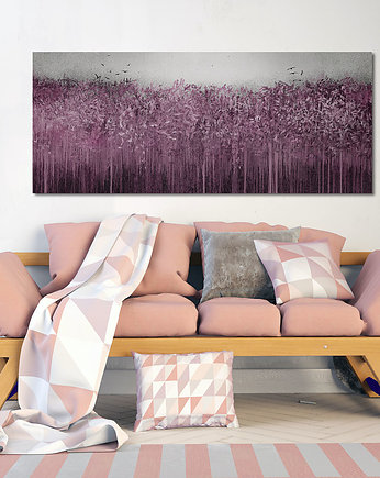 OBRAZ NA PŁÓTNIE -PEJZAŻ- ŁANY ZBÓŻ 150x60cm, LUdesign gallery