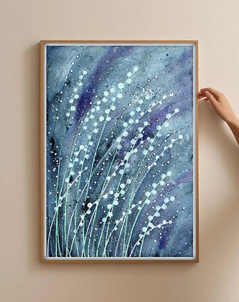 Oryginalna akwarela. Łąka A4, Malgorzata Domanska