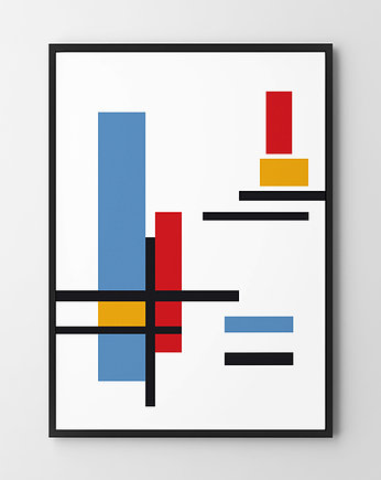 Plakat Mondrian inspiracje, HOG STUDIO