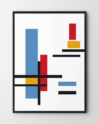 Plakat Mondrian inspiracje, HOG STUDIO