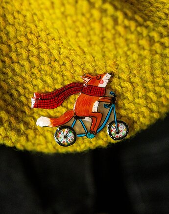 Rowerowy lis Andrzej , Pintura