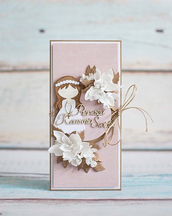 Pamiątka Komunii Świętej dla dziewczynki, LittleBunnyCraft