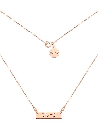 Naszyjnik z różowego złota z konstelacją Skorpiona, SOTHO