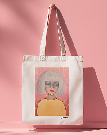 Torba art z reprodukcją mojego obrazu "Ukojenie", JustynaSzewczykart