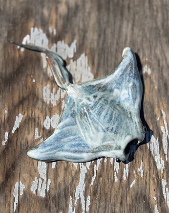 Ceramiczna rzeźba płaszczki, ceramic bubble