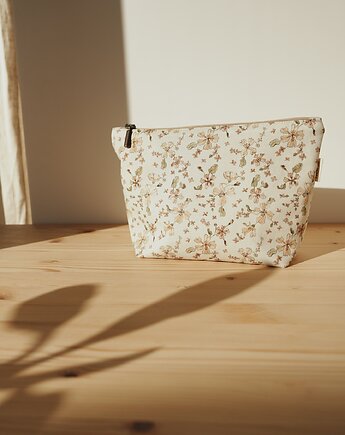 Bawełniana kosmetyczka w kwiatowy wzór JASMINE, Patchoula