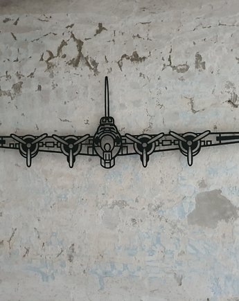 Boeing B-17 Flying Fortress metalowa ozdoba na ścianę 3D, Aircraft Sketches