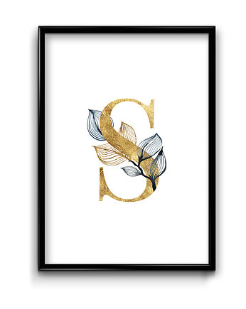 Plakat Litera S , Bury Lis