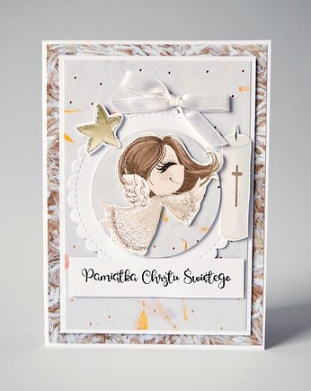 Pamiątka Chrztu Świętego: Kartka Okolicznościowa, Rabskart