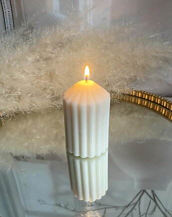 Świeca ekologiczna sojowa dekoracyjna "Grace" 80x50mm, Coccola JEWELLERY