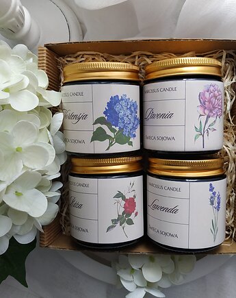 Zestaw kwiatowych świec sojowych, Narcissus Candle