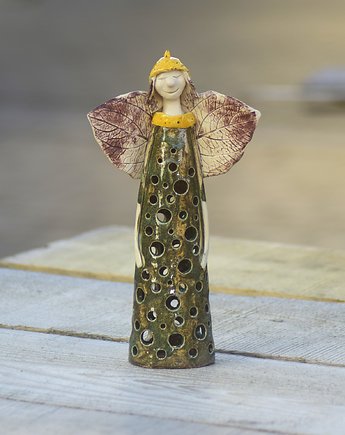 Anioł ceramiczny rękodzieło, Kącik Pomysłów