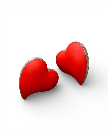 Kolczyki Serca duże klasyczne, Megan Little Things